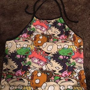Rugrats crop top! Size small